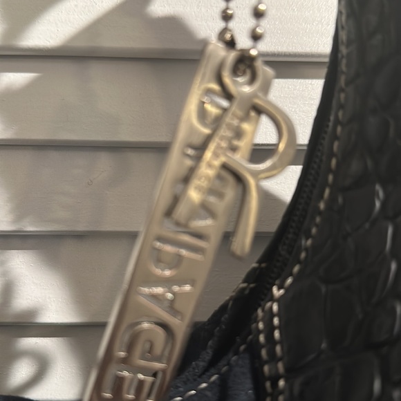 Rampage Dark Blue Handbag with zip closure and Rampage hardware on strap. - Picture 2 of 8